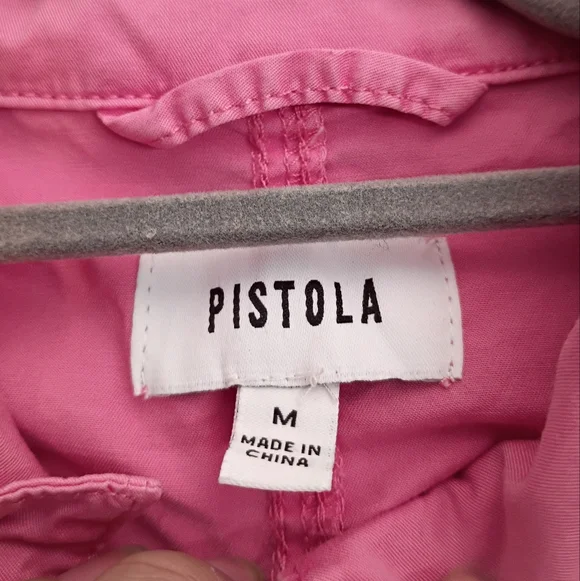 Pistola Pink Short Sleeve Romper - Picture 2 of 2